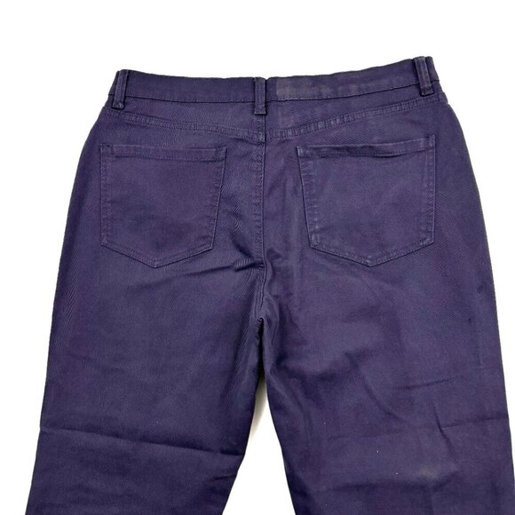 Gloria Vanderbilt Amanda Straight leg Womens size 14P Purple Denim Jeans - Picture 4 of 4